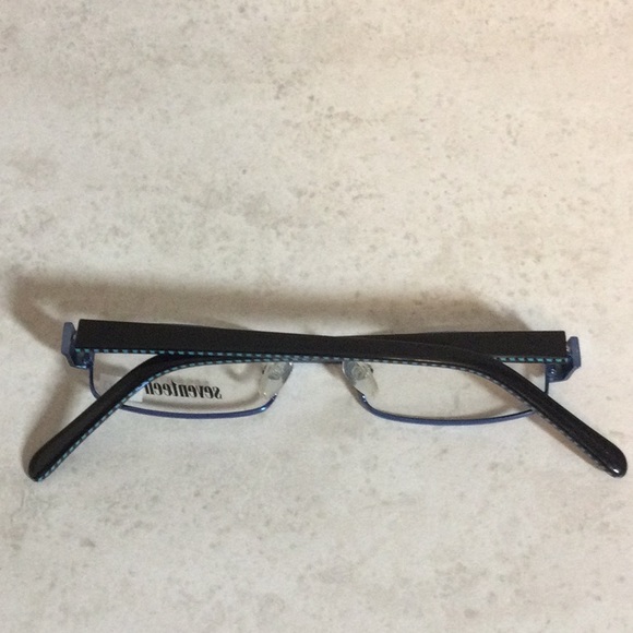 NWT Seventeen royal blue retro metal eyeglasses new old stock - Picture 8 of 16